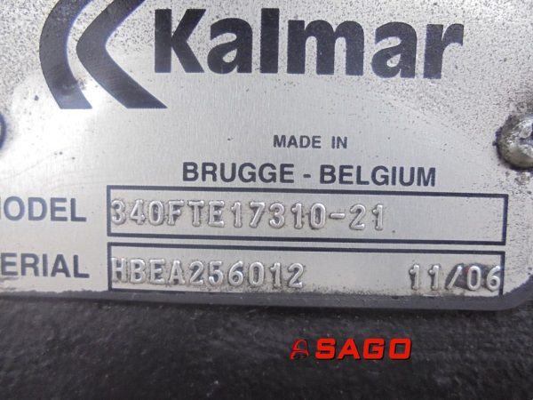Dana Przekładnie i skrzynie biegów - Typ: KALMAR GETRIBE TRANSMISSION 340FTE17310-21 HBEA256012