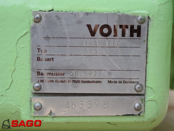 VOITH Przekładnie i skrzynie biegów - Typ: DIWAMATIC 845 845-2 KOCO2B02