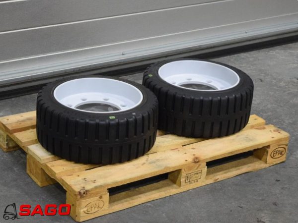 koła i felgi - Typ: ECF 50-90 Reifenbandage mit felge Trelleborg 22x9x16" ( 559x229x406 ) 986CP0647 3007378TWS  IW676732153