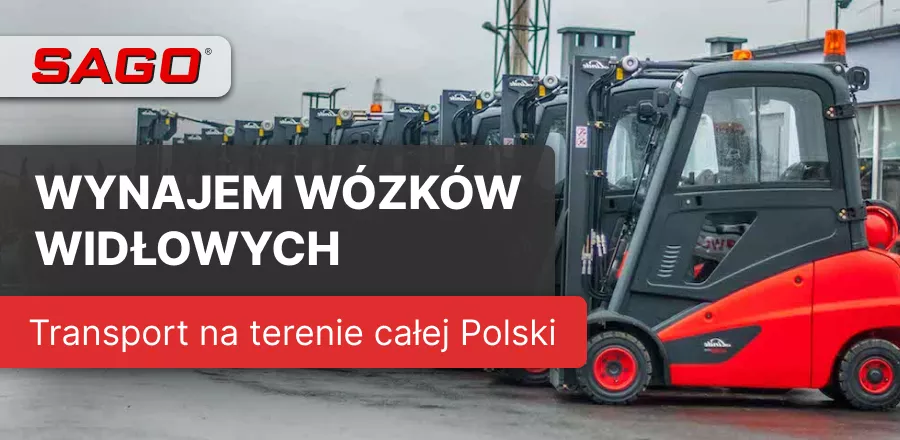 wynajem wózków widłowych z transportem Polska