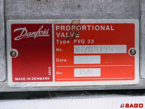 Hydraulika - Typ: Danfoss 157H3195 22 150 BAR 12V 157B4113 Steuerschieber 5fach 98607 Baumann Terra Irion Lancer
