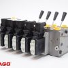 Hydraulika - Typ: DANFOSS Steuerblock PVG32/5 Sektionen 24Volt Endplatte als PVSP/Lüftersteuerung  157NI1424