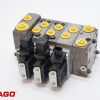 Hydraulika - Typ: DANFOSS Steuerblock PVG32/3 Sektionen 12Volt mit Endplatte als PVSP/Lüftersteuerung  157NI2733