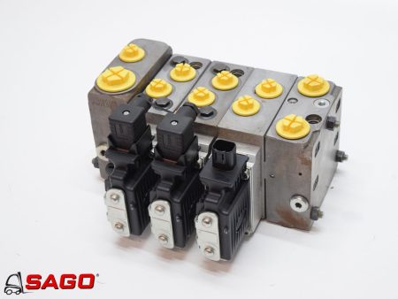 Hydraulika - Typ: DANFOSS Steuerblock PVG32/3 Sektionen 12Volt mit Endplatte als PVSP/Lüftersteuerung  157NI2733