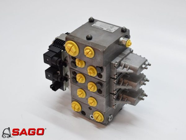Hydraulika - Typ: DANFOSS Steuerblock PVG32/3 Sektionen 12Volt mit Endplatte als PVSP/Lüftersteuerung  157NI2733