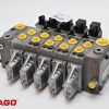 Hydraulika - Typ: DANFOSS Steuerblock PVG32/5 Sektionen 12Volt mit Endplatte als PVSP/Lüftersteuerung  157NI2659