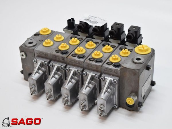 Hydraulika - Typ: DANFOSS Steuerblock PVG32/5 Sektionen 12Volt mit Endplatte als PVSP/Lüftersteuerung 157NI2659