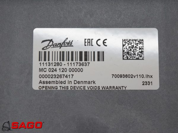 Elektryczne sterowanie i komponenty - Typ: DANFOSS Controller MC02412000000
