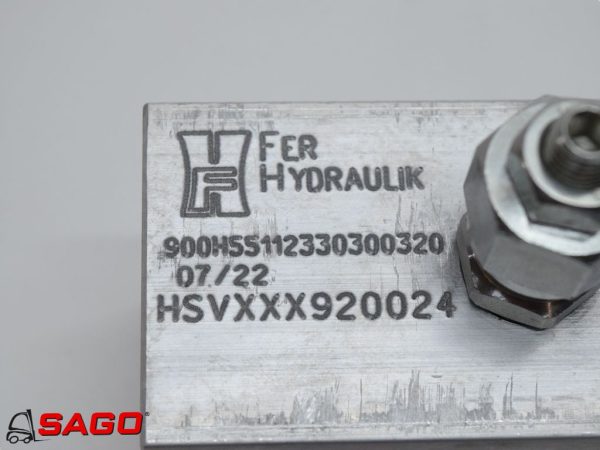 Hydraulika - Typ: Anschlussplatte NG6 2-fach FER 900H55112330300321=0