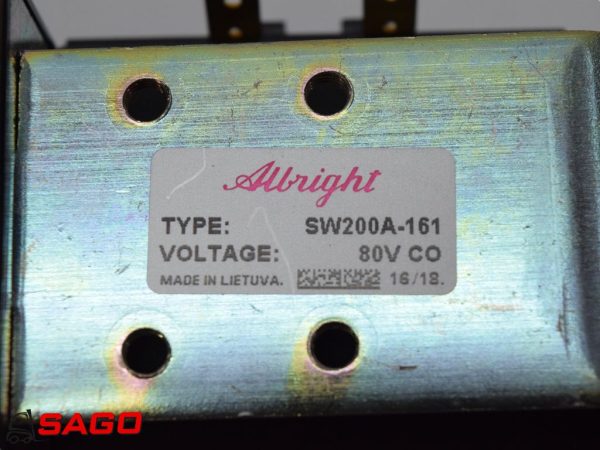 Elektryczne sterowanie i komponenty - Typ: Schütz Albright SW200A-161