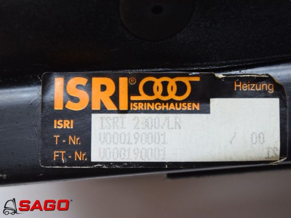 siedzenia i zadaszenia - Typ: Fahrersitz ISRI 2300/LN