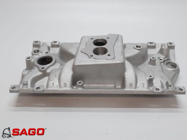 układy chłodzenia i wydechowe - Typ: SBC Vortec crusader 2V Carb Intake Manifold 2419