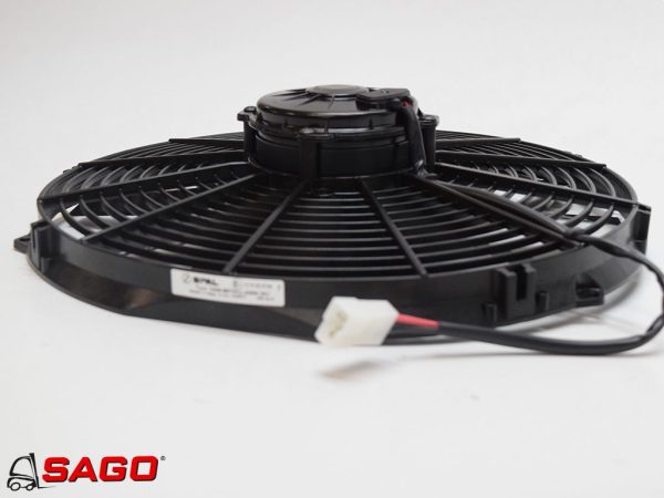 układy chłodzenia i wydechowe - Typ: Lüfter fü Hydraulikölkühler AKG für T3 Motor Geblase 24v SPAL