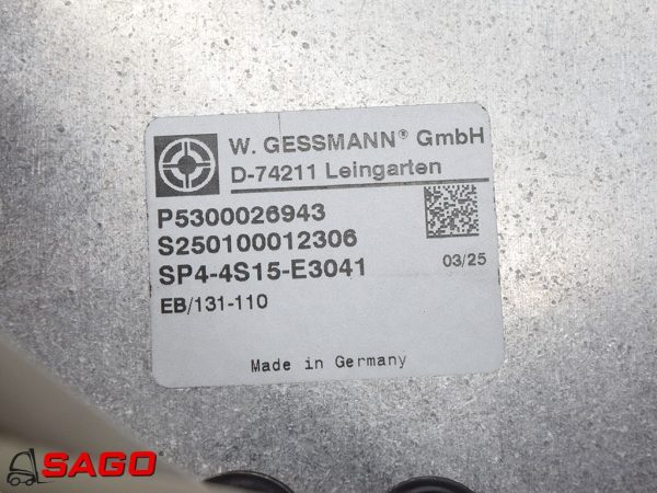 Elektryczne sterowanie i komponenty - Typ: Fingerpilot GESSMANN P5300026 943