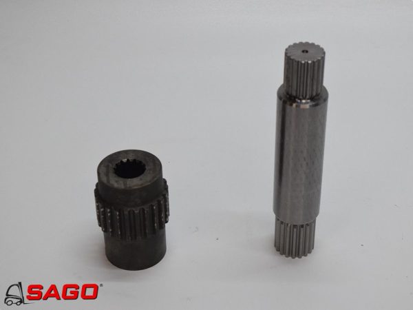 Układ kierowniczy i napęd - Typ: REXROTH Antriebswelle GFT40- 45X221mm. 19688