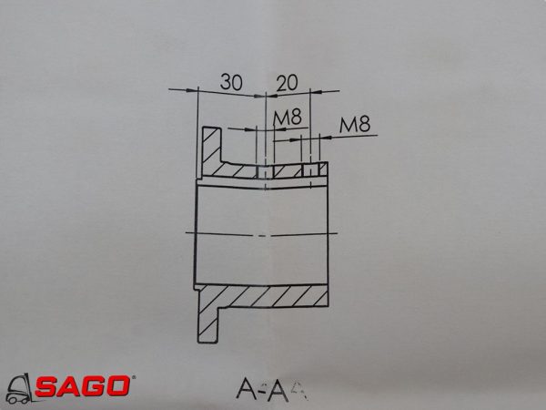 Części zamienne - Typ: RMF Gegenflansch mit Gewinde 55x90x61x42mm. 34890