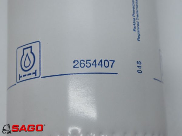 układy chłodzenia i wydechowe - Typ: PERKINS Ölfilter 2654407