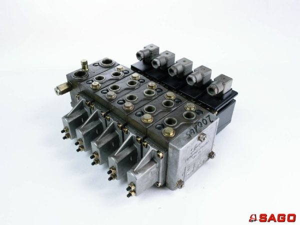 Hydraulika - Typ: Steuerschieber 5fach 200105 157U2496 15 5 22 150 BAR 24V 157B4125 Danfoss