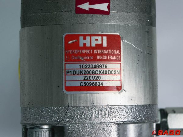 Baumann Hydraulika - Typ: Hydraulikpumpe 46865 1023046975 P1DUK2008CX40D02N HPI