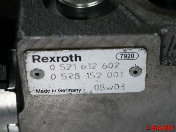 Hydraulika - Typ: Steuerschieber 2fach 250846 0 521 612 001 08W03 REXROTH