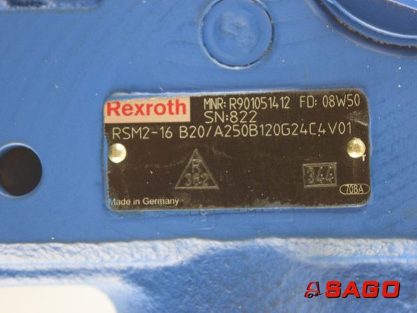 Hydraulika - Typ: 06-33017 Dampfungsventil REXROTH R901051412 08W50 822 RSM2-16 B20/A2250B120G24C4V01