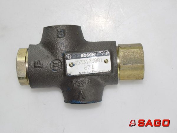 Hydraulika - Typ: 61194 Mengenteiler BOSCH 0533103001 871