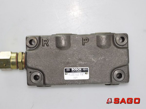 Hydraulika - Typ: 200004236 Anschlussplatte BOSCH 1525503012 249 155x76x40