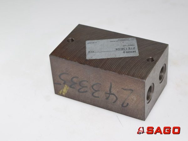 Jumbo Hydraulika - Typ: 243335 Verteilerblock D1-15 D2-19 140x85x70