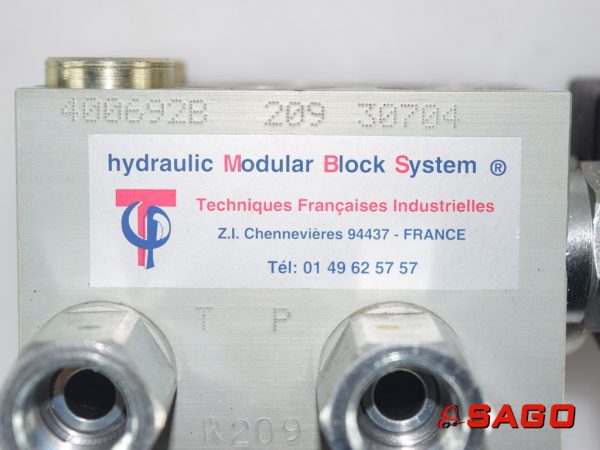 Jumbo Hydraulika - Typ: 200010470 Elektro-Ventilblock 250568 400692B 209 30704 200010894 DÜSENHALTER D1-20 M-1.5 M-2.0