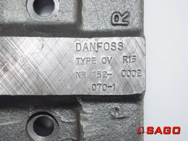 Hydraulika - Typ: 40167 Ventilblock DANFOSS TYPE OV R15 NR 152- 0002 070-1 D1-17