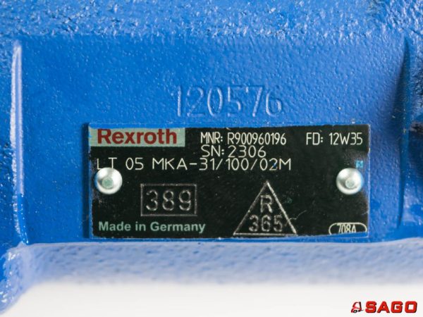 Baumann Elektryczne sterowanie i komponenty - Typ: Pedalbremsventil 200010128 LT 05 MKA-31/100/02M R900960196 REXROTH