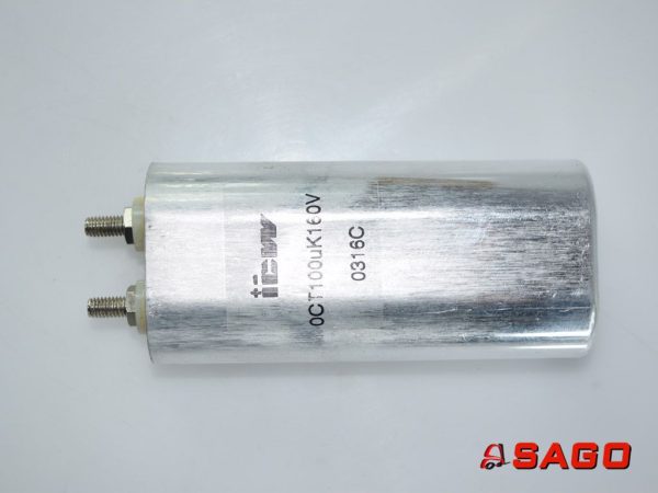 Elektryczne sterowanie i komponenty - Typ: 200010907 Kondensator ICW 0CT100uK160V 0316C BAUMANN JUMBO