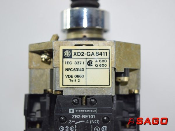 Elektryczne sterowanie i komponenty - Typ: 150572 Hebelschalter XD2-GA8411 IEC 337-1 NFC63140 VDE0660 BAUMANN JUMBO