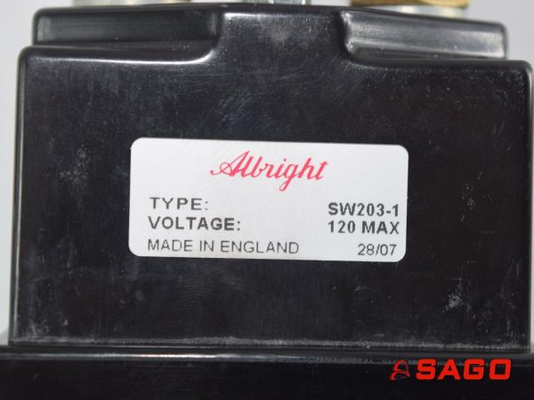 Baumann Elektryczne sterowanie i komponenty - Typ: 200006381 Notausschalter ALBRIGHT SW203-1 120V