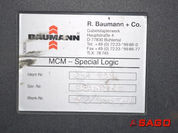 Elektryczne sterowanie i komponenty - Typ: 241839 Logikbox i.T. BAUMANN JUMBO