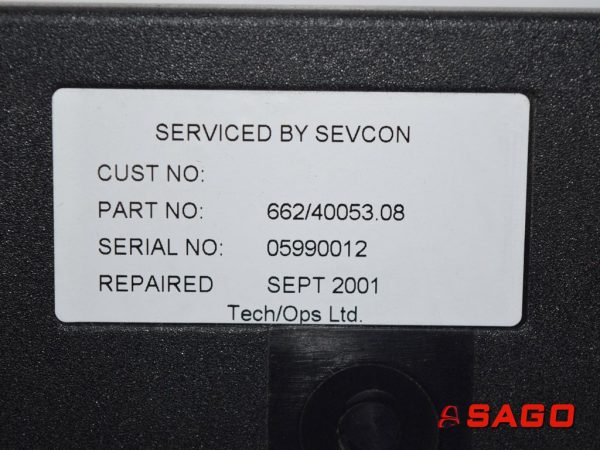 Baumann Elektryczne sterowanie i komponenty - Typ: 200013574 Logigbox i.T. Sevcontrol 662/40053.08 05990012