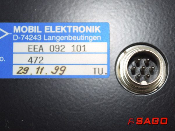 Baumann Elektryczne sterowanie i komponenty - Typ: 202300 Ein-Ausgabe-Terminal Mobil-Elektronik D-74243 EEA 092 101