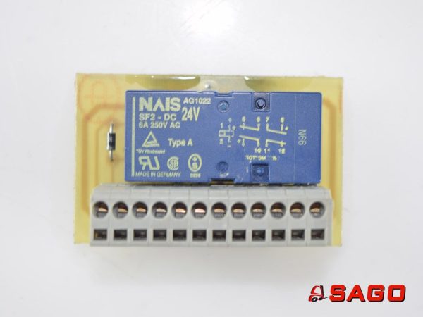 Elektryczne sterowanie i komponenty - Typ: 250395 Relais NAIS 24V BAUMANN JUMBO