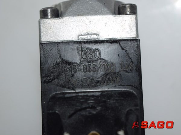 Elektryczne sterowanie i komponenty - Typ: 31187 4/3 Wegeventil bso GM243-035/100 344 12V 26W  BAUMANN JUMBO
