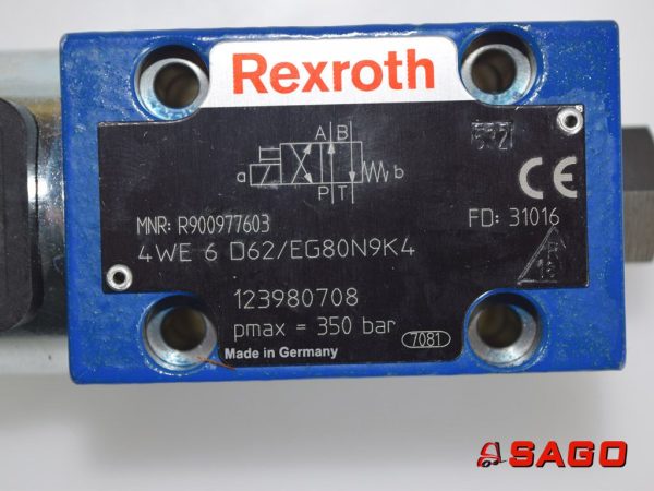 Baumann Elektryczne sterowanie i komponenty - Typ: 241491 Magnet-Wegeventil Rexroth 4WE6D62/EG80N9K4