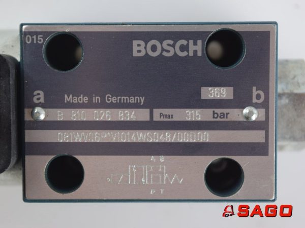 Elektryczne sterowanie i komponenty - Typ: 202311 Magnetventil B810026834 315Bar BOSCH BAUMANN JUMBO