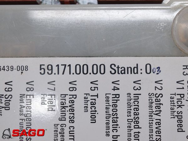 Elektryczne sterowanie i komponenty - Typ: Steuerung Lansing 59.171.00.00003