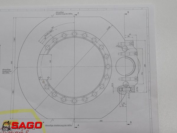 Części zamienne - Typ: Radmotor - und Mastaufnahme GFT 40 T2