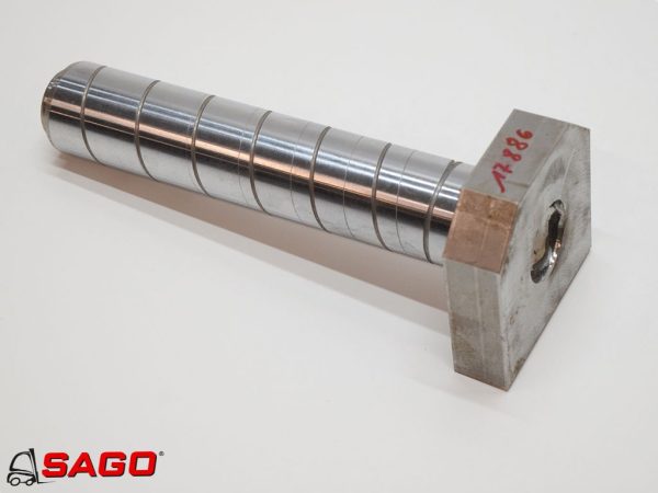Części zamienne - Typ: Bolzen Achsschenkel mit Platte 6-7 t. 45x248 verchr