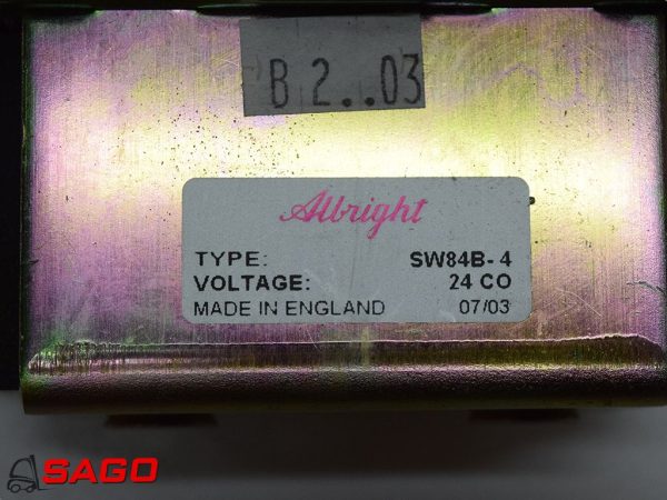 Elektryczne sterowanie i komponenty - Typ: Schütz Albright SW84B-4. 24V