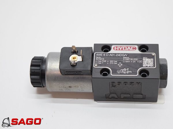 Hydraulika - Typ: HYDAC Ventil 4WE 6D  A01-24DG/V