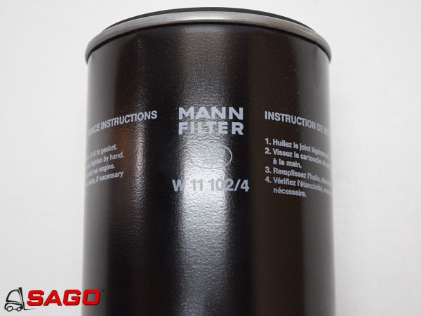 układy chłodzenia i wydechowe - Typ: Olfilter Mann W11102/4