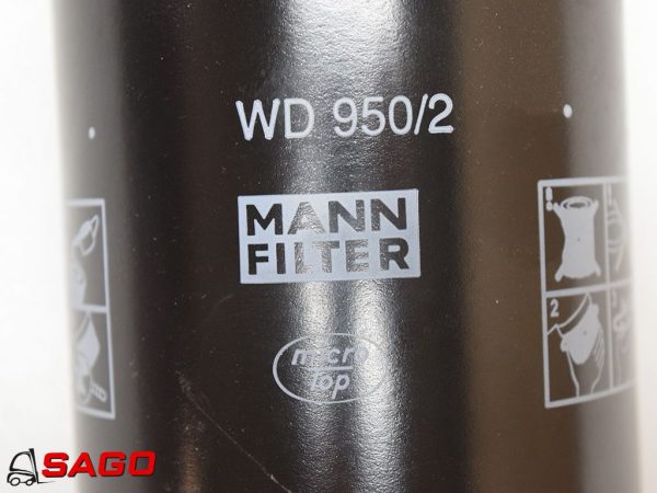 układy chłodzenia i wydechowe - Typ: Olfilter Mann WD950/2