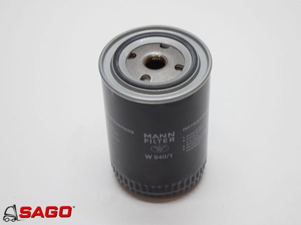 układy chłodzenia i wydechowe - Typ: Olfilter Mann 940/1