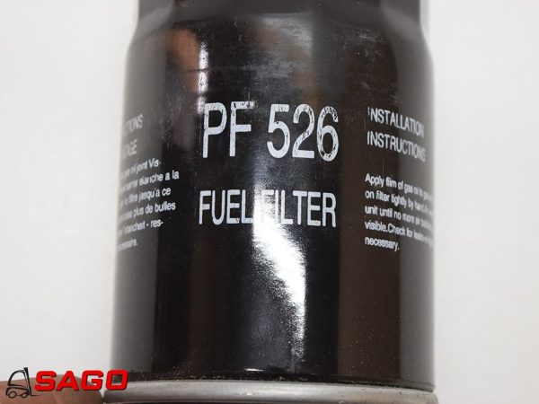 układy chłodzenia i wydechowe - Typ: Fuel filter PF526